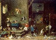TENIERS, David the Younger The Kitchen t USA oil painting artist